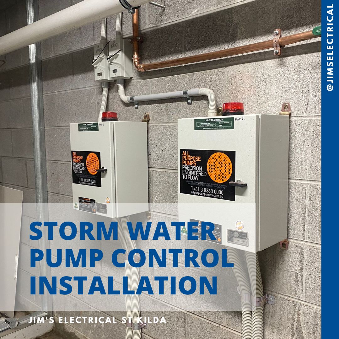 Storm Water Pump Control Installation